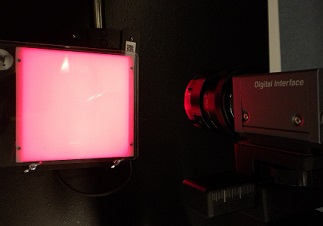 セミナーで使用するLED面光源