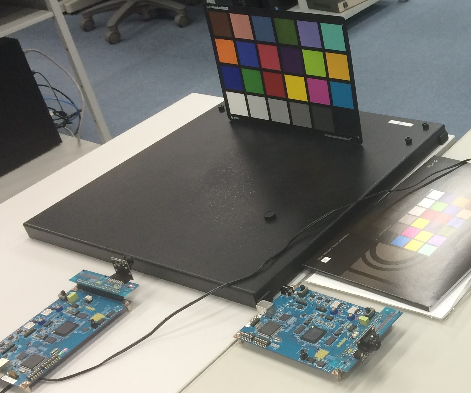 カメラ制御実習の様子